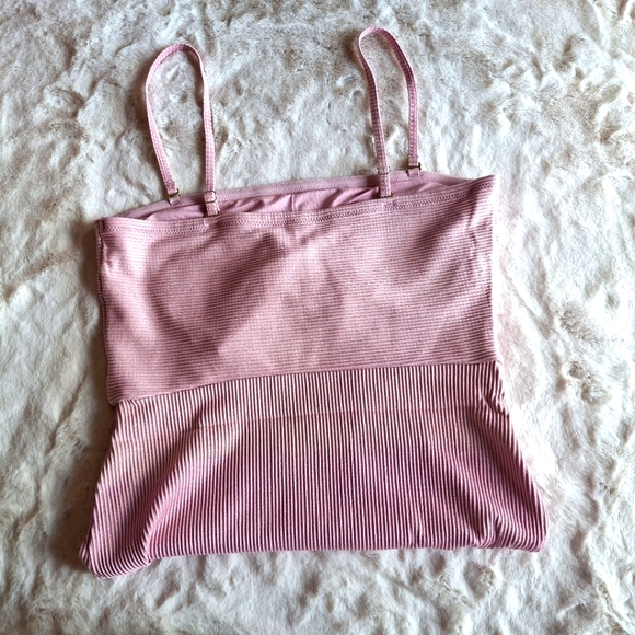 Old Navy One Piece Blush Pink Swimsuit Bathingsuit - Picture 5 of 8